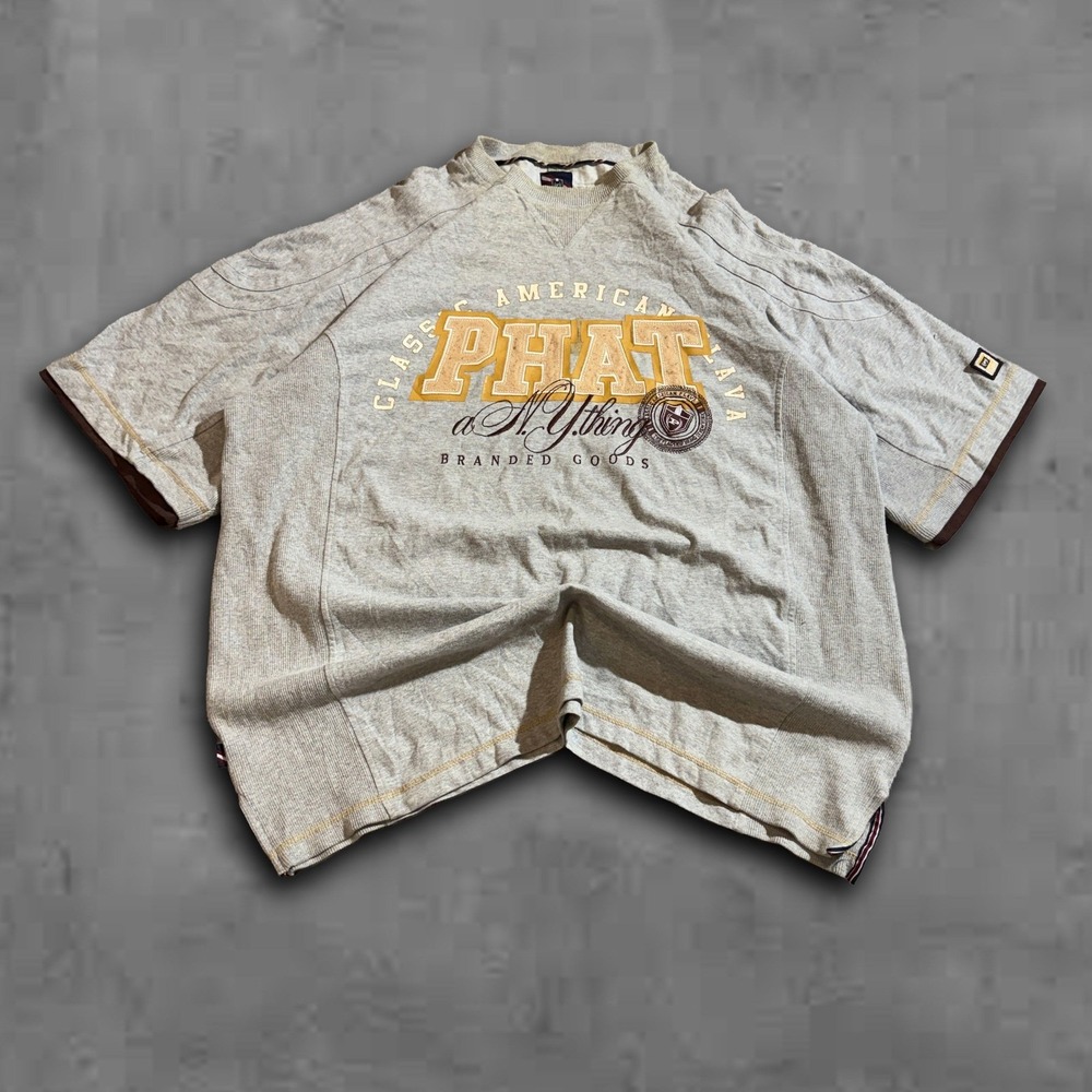 Vintage PhatFarm Original Graphic T Shirt‎ Y2k Grunge Distressed Style Size XL